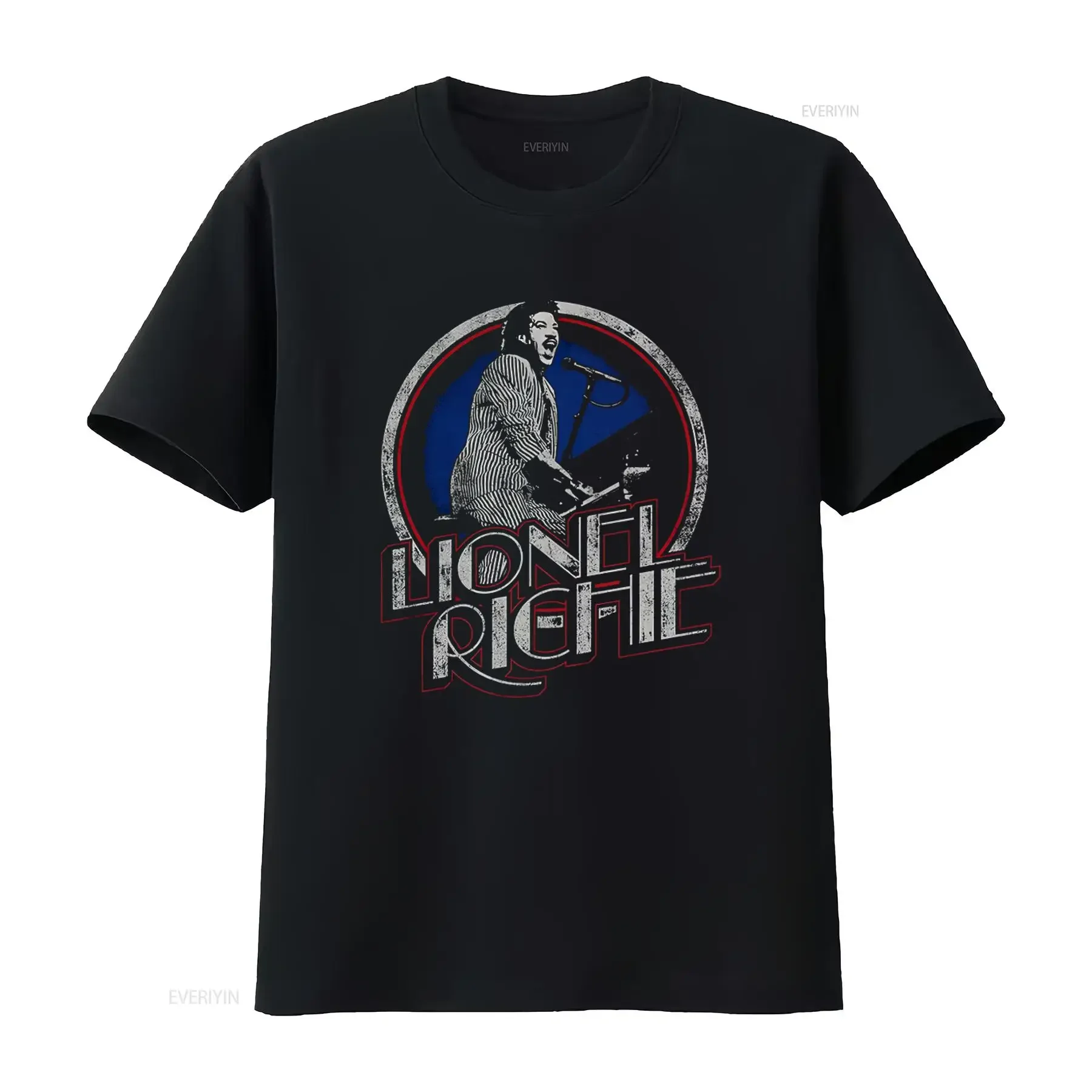 Lionel Richie Live Performance T Shirt New Official Merchandise vintage Washed streetwear fashion Casual Versatile Comfortable