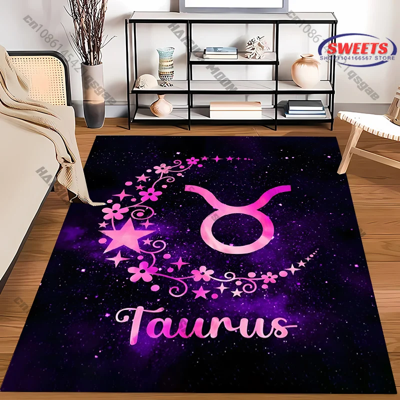 Free shipping! Taurus-Themed Carpet for Living Room Decor all seasons rugs for home sofa bedroom, gift mat