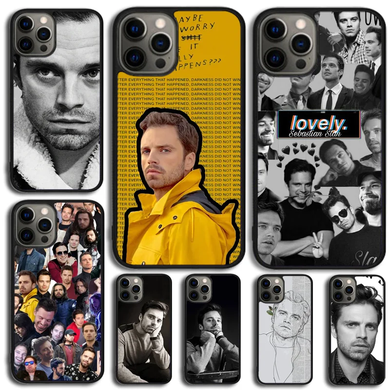 Sebastian Stan Case For iPhone 11 12 13 14 15 16 Pro Max Cover For iPhone 13 12 Mini XR X XS Max Plus 2020