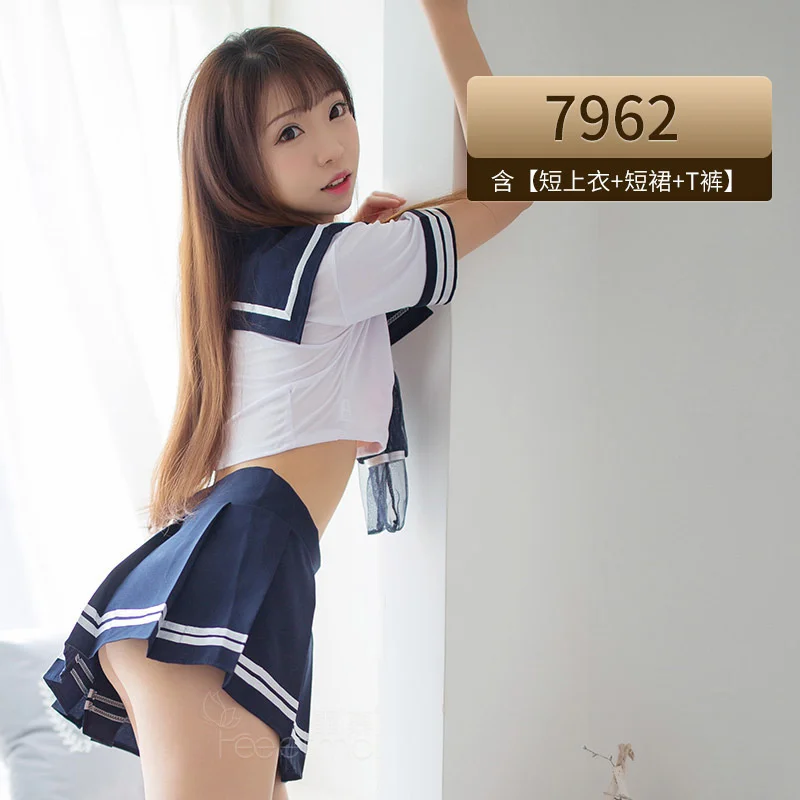 Sexy Lingerie Women Underwear Cute Cosplay Student Clothes Sweet Sexy Shchool Girl Pleated Skirt Uniform Suit Exotic Costumes