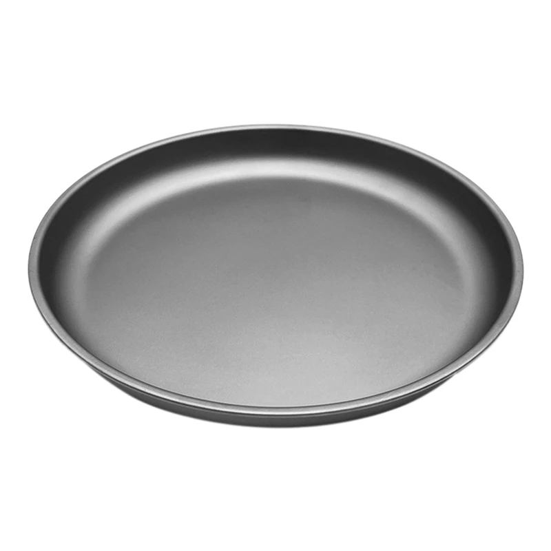 Pure Titanium Frying Pan, Portable Plate, Suitable For Outdoor Camping, Hiking And Picnicking-Durable Food Container