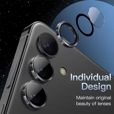 Защитное стекло из алюминиевого сплава для объектива камеры Samsung Galaxy A57 (A37 37A) 5G 2026, 3D изогнутое