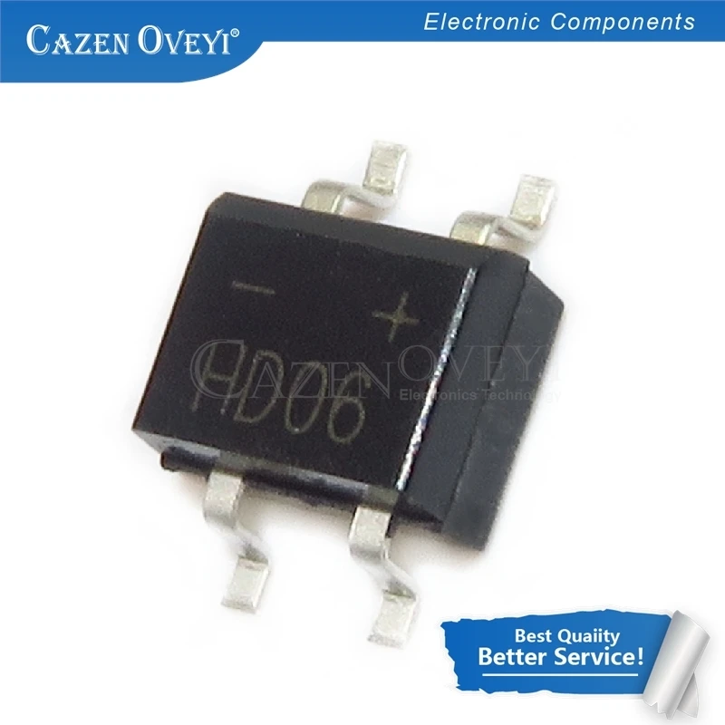 شرائح IC 10 قطعة/الوحدة HD06 0.8A 800 فولت SMD-4 متوفرة