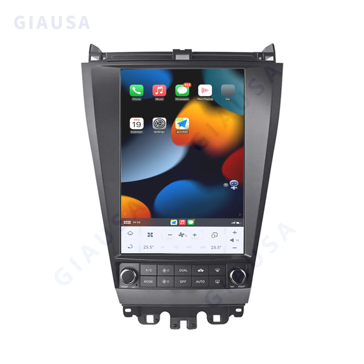 Touch Screen Android 12 car radio multimedia player for HONDA ACCORD 7 2003-2007 vertical screen GPS DVD player 12.1 inch