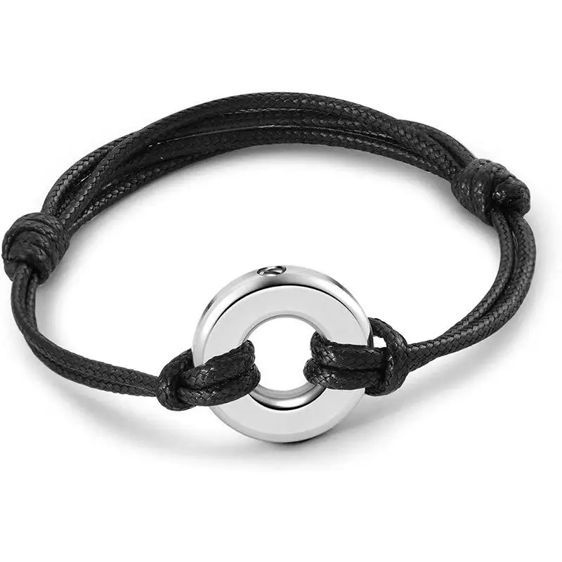 Cremation Urn Bracelet For Memorial Bracelet Circle Of Life Eternity Jewelry For Men Women Adjustable Length 17cm-25cm