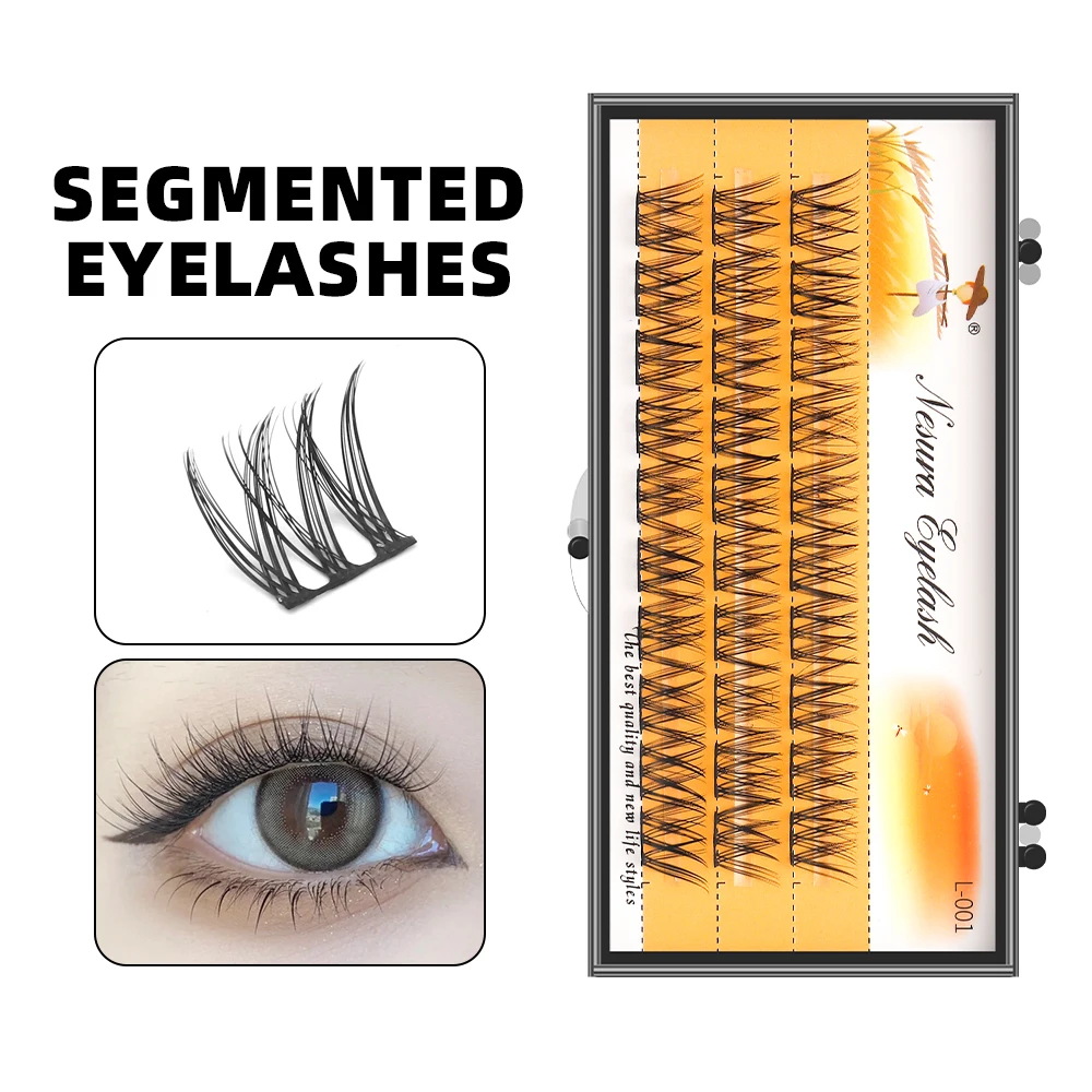 Grafting World Three Fishtail Natural Simulation Thick And Soft Extending Natural Intersection Beauty False Eyelashes