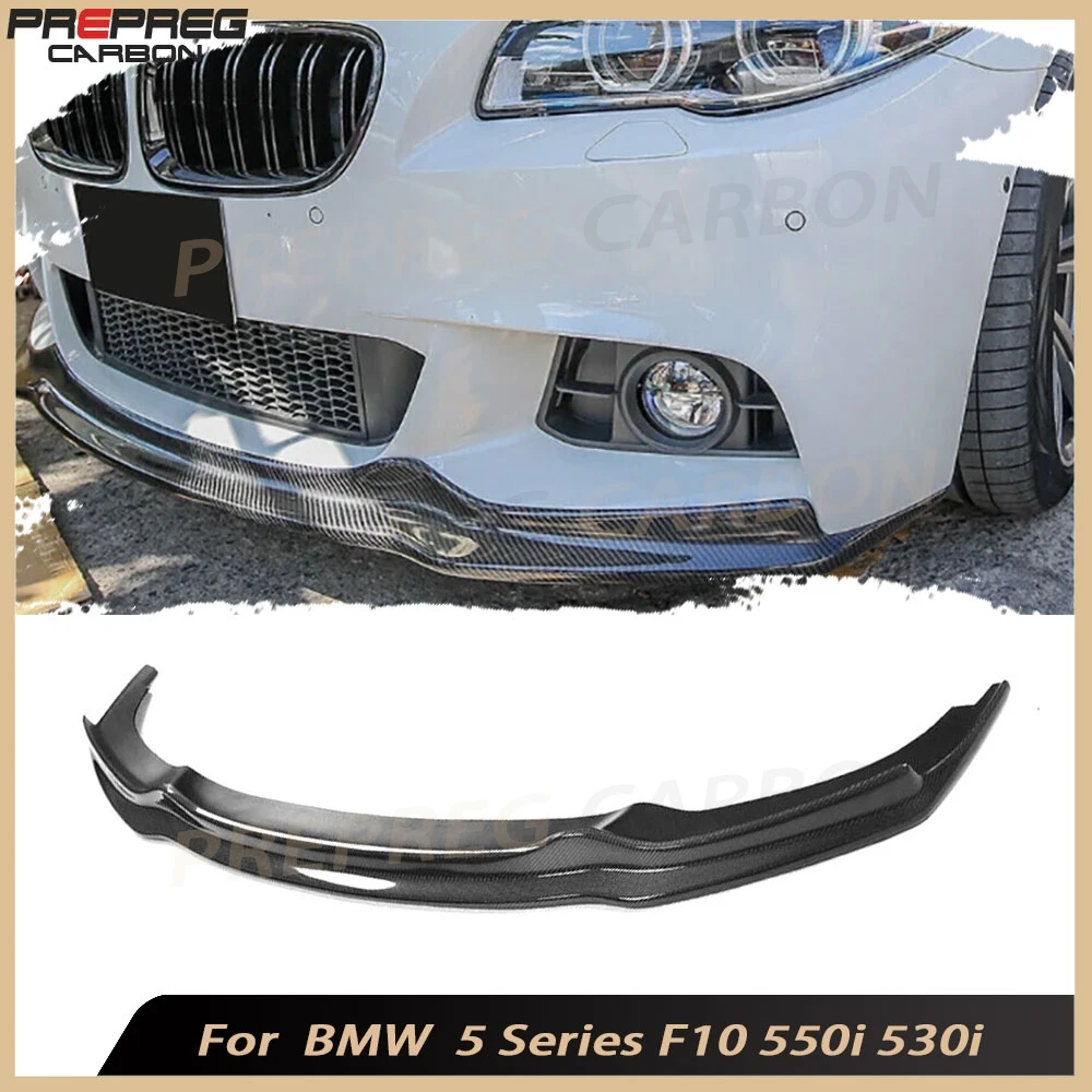 

for BMW 5 Series F10 M Sport 2011-2016 Front Shovel Car Front Bumper Lip Body Kit Front Under Lips Diffuser Spoiler Auto Parts
