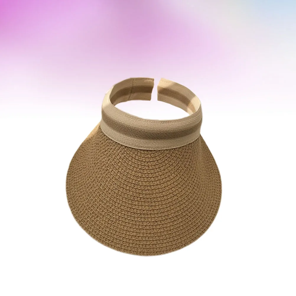 

Sun Protection Hat Lightweight Durable Beach Cap Summer Vacation Gardening Tourism Sun Visor Portable