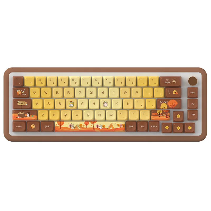 Autumn, original keycap MDA degree personalized customized pbt sublimation mechanical keyboard cap