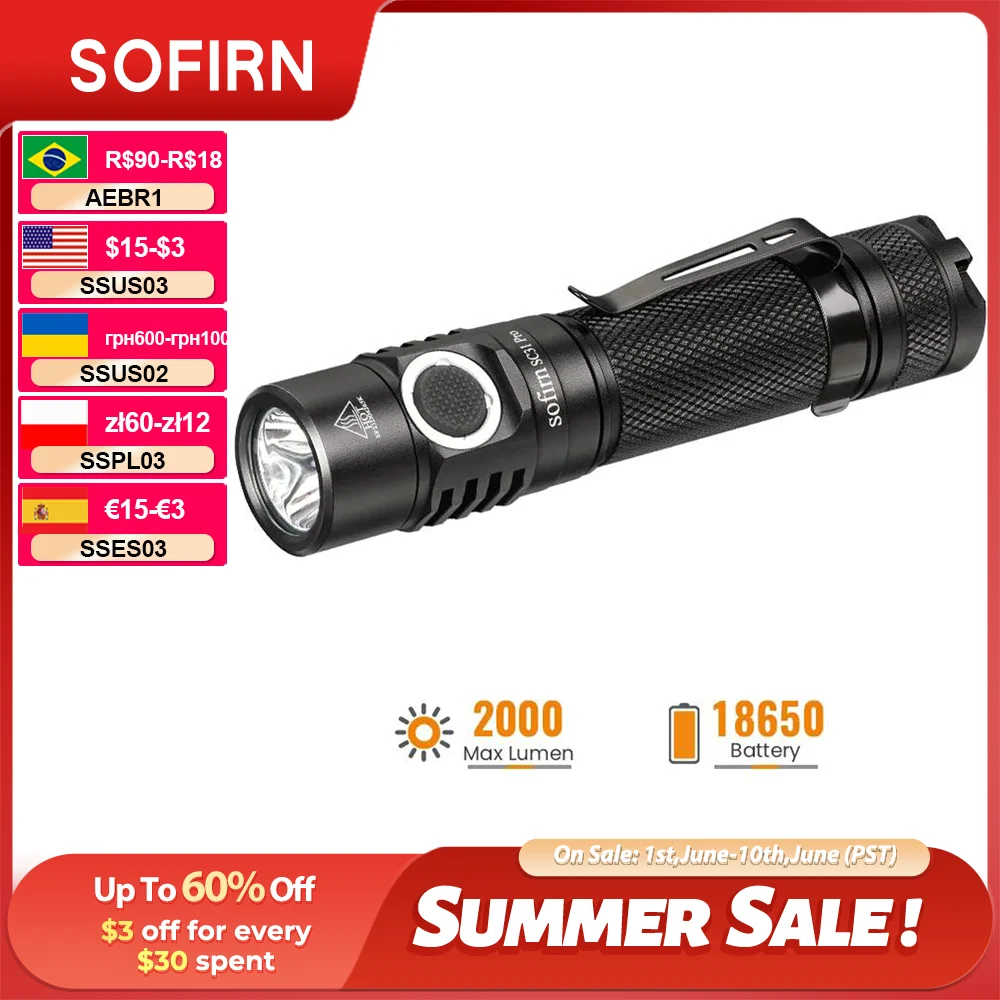 sofirn-sc31-pro-sst40-2000lm-led懐中電灯-充電式-18650懐中電灯-usb-c強力ledトーチ-アウトドアランタン-anduril