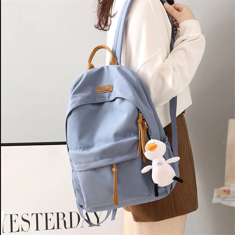 High school Harajuku Ins versatile school bag middle school students junior high school girls trendy backpack new style backpack