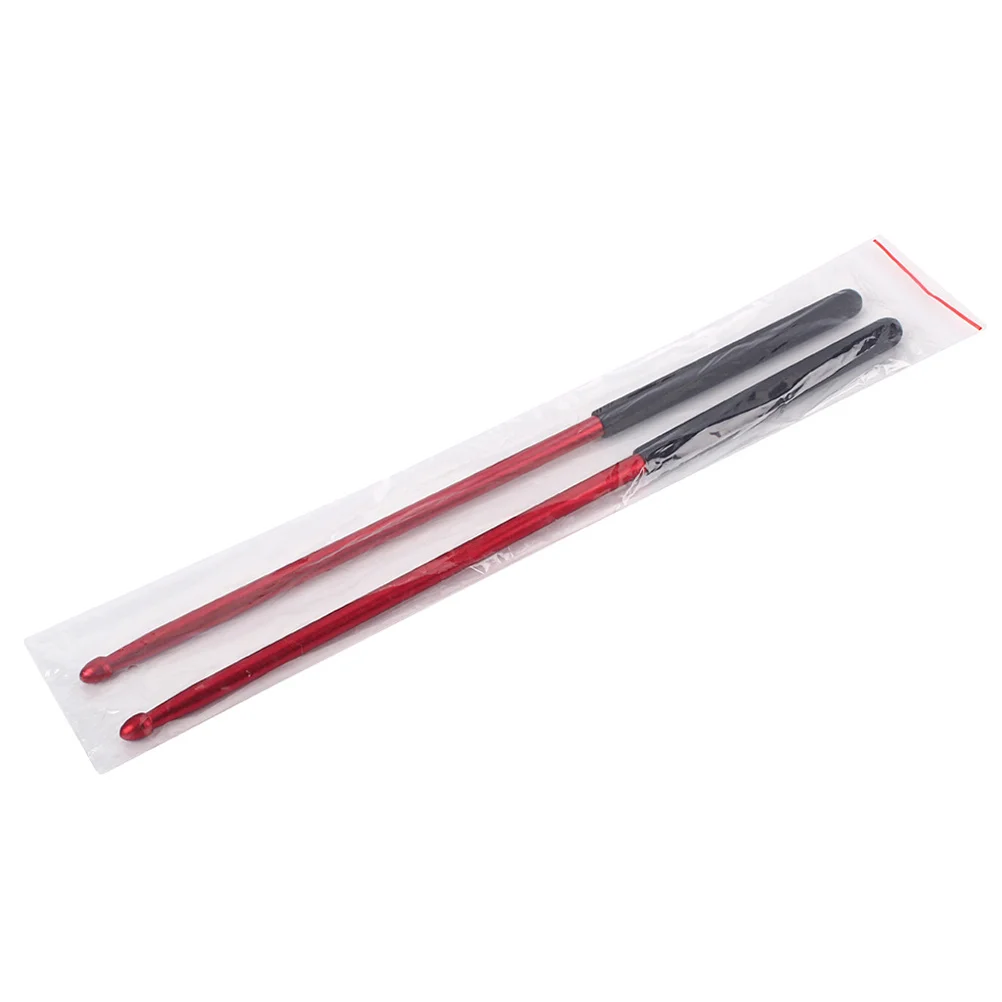 

1Pair Metal Drum Stick High Performance Anti-Rust Aluminium Alloy Drumstick for Drum Practice Pad Use Only W122 Dark Red
