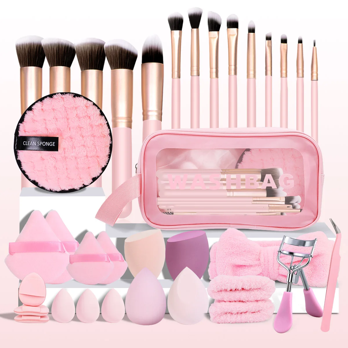 

Набор косметических инструментов из 35 предметов, многофункциональный набор косметических инструментов для начинающих, рождественское платье