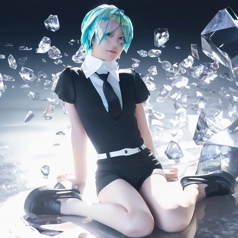 อะนิเมะ Land Lustrous คอสเพลย์เครื่องแต่งกายผู้ใหญ่เพชร Houseki No Bort Kuni หยกเครื่องแต่งกายชุดสูทวิกผมสําหรับผู้หญิงผู้ชาย
