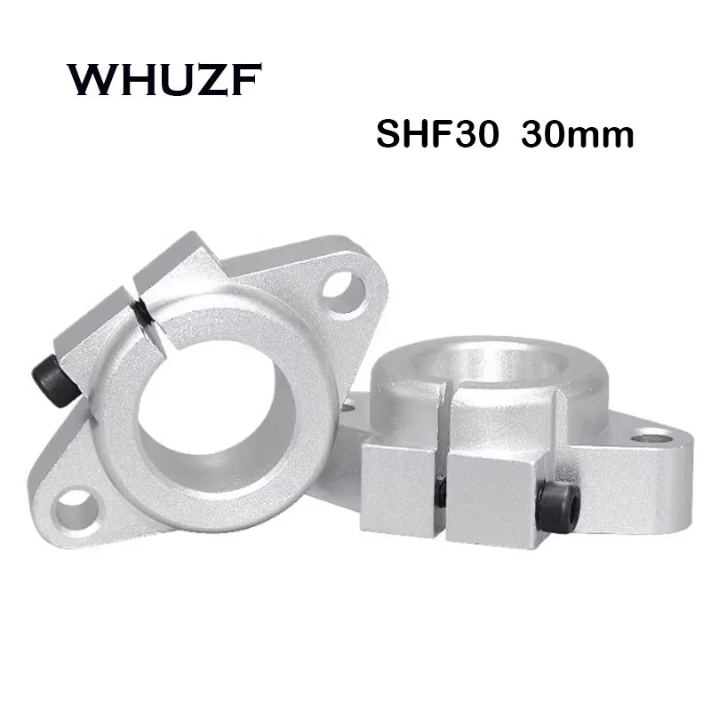 rodamientos 2PCS SHF30 Shaft Support For 30mm Linear Rod Round Shaft Support Diy Table CNC 3D Printer Winding Shape shf30 베어링