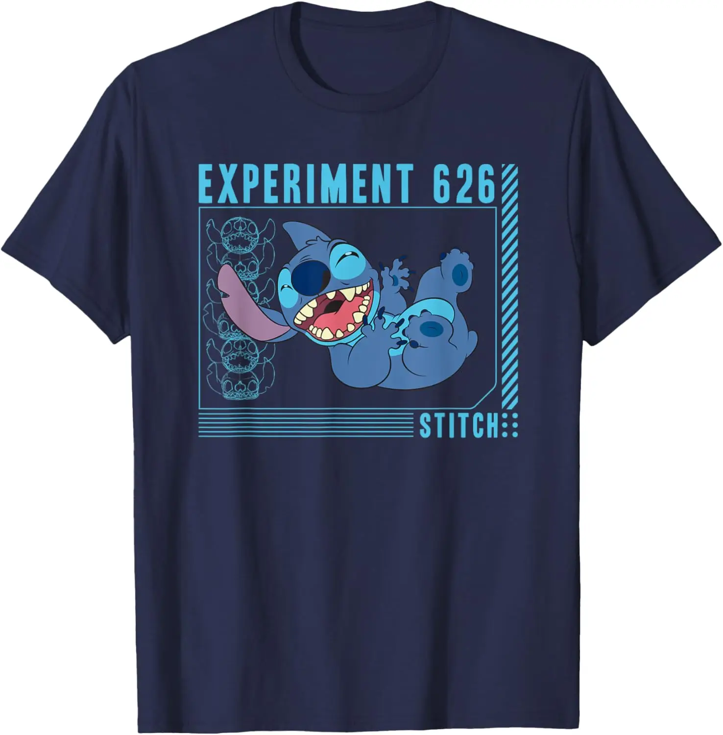 

Оригинальная футболка Miniso X Lilo & Stitch — эксперимент 626, смеющаяся футболка с единорогом