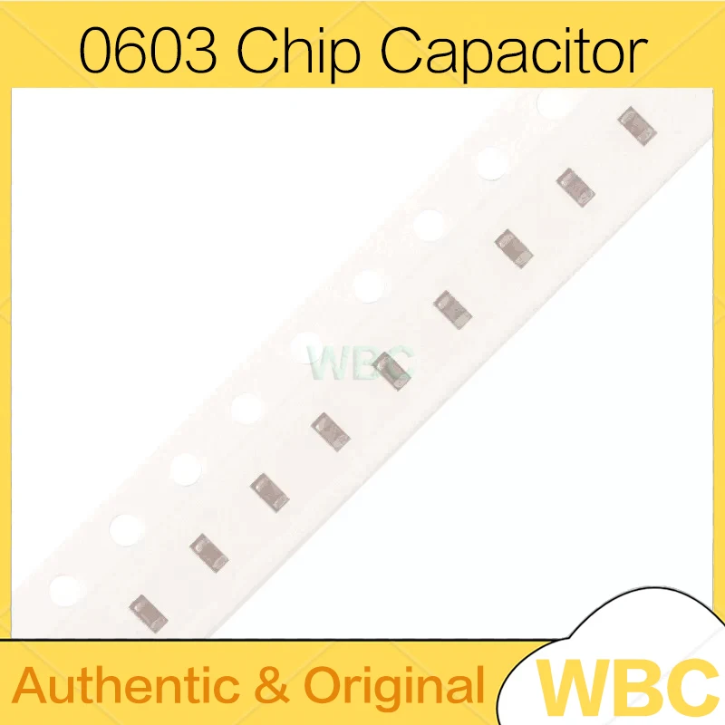 1Reel 4000Pcs 0603 50V 0.5pF-22uF 10NF 100NF 1UF 2.2UF 4.7UF 10UF 1PF SMD Thick Film Chip Multilayer Ceramic Capacitor