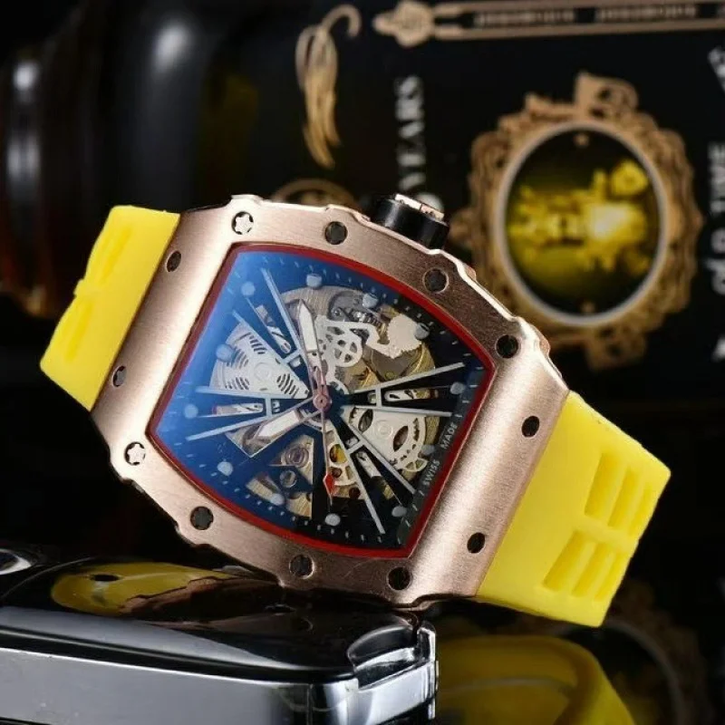 โรงงานอุปทานรูปบาร์เรลดอกไม้กลวงหัวผีวิศวกรรมนาฬิกาอัตโนมัติธุรกิจนาฬิกาผู้ชาย