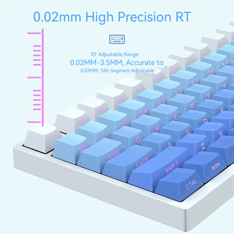 IPI CLOUD 98 Mechanisch toetsenbord Bedraad magnetische schakelaar Gamingtoetsenbord RT RGB Hot Swap HIFI E-sport voor desktoplaptop PC