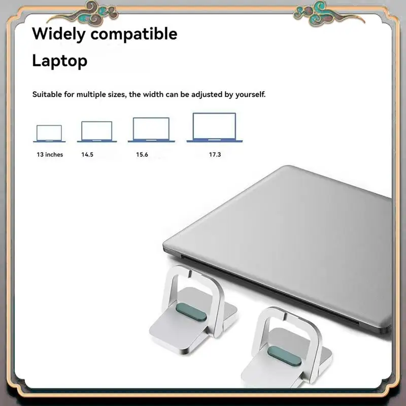 Durable 1 Pair Invisible Mini Legs For Laptop Aluminum Base Support Tools Laptop Stand Radiator For Keyboard Holder