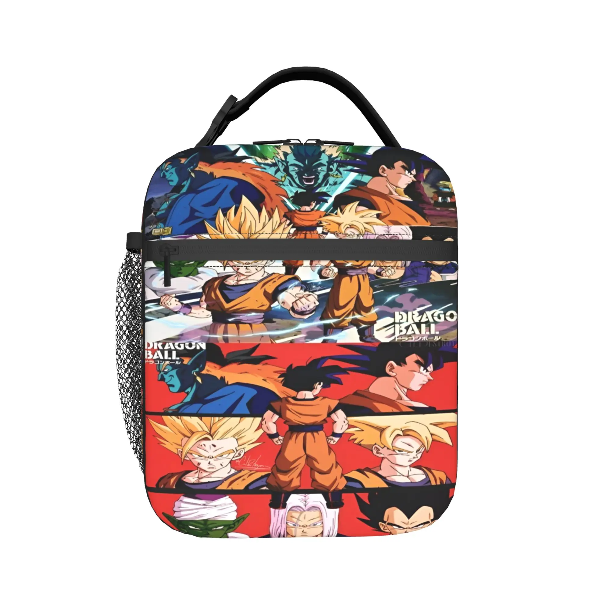 D-Dragon-Ball-L DragonBalls Accessories Insulated Lunch Bag For Office Food Box Reusable Cooler Thermal Lunch Boxes