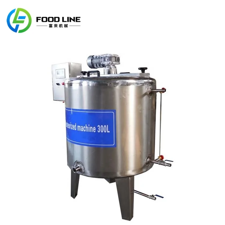 

Factory Direct Sale 100L 300L 500L Pasteurizer Large Capacity Milk Pasteurization Machine