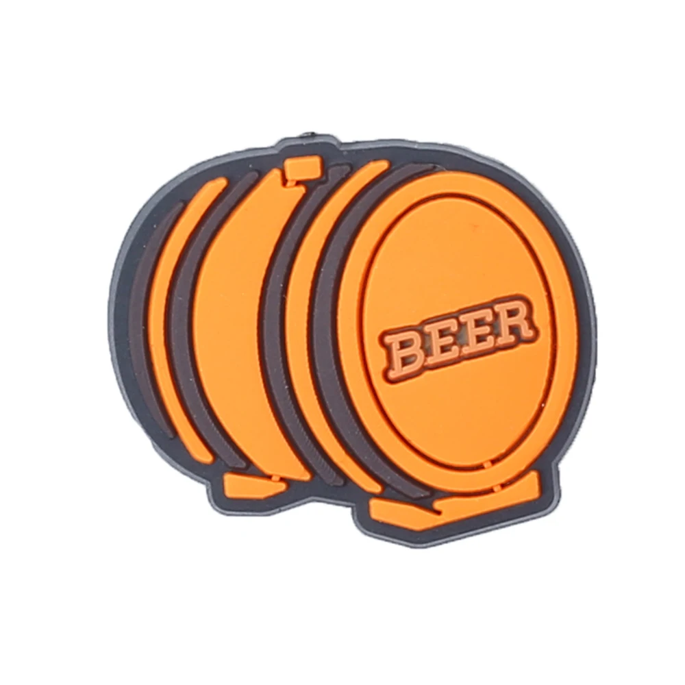 12pcs/set beer Series ​for Shoe Charms Accessories for Classic Clog Shoe Decoration Fit Wristband Kids Gifts