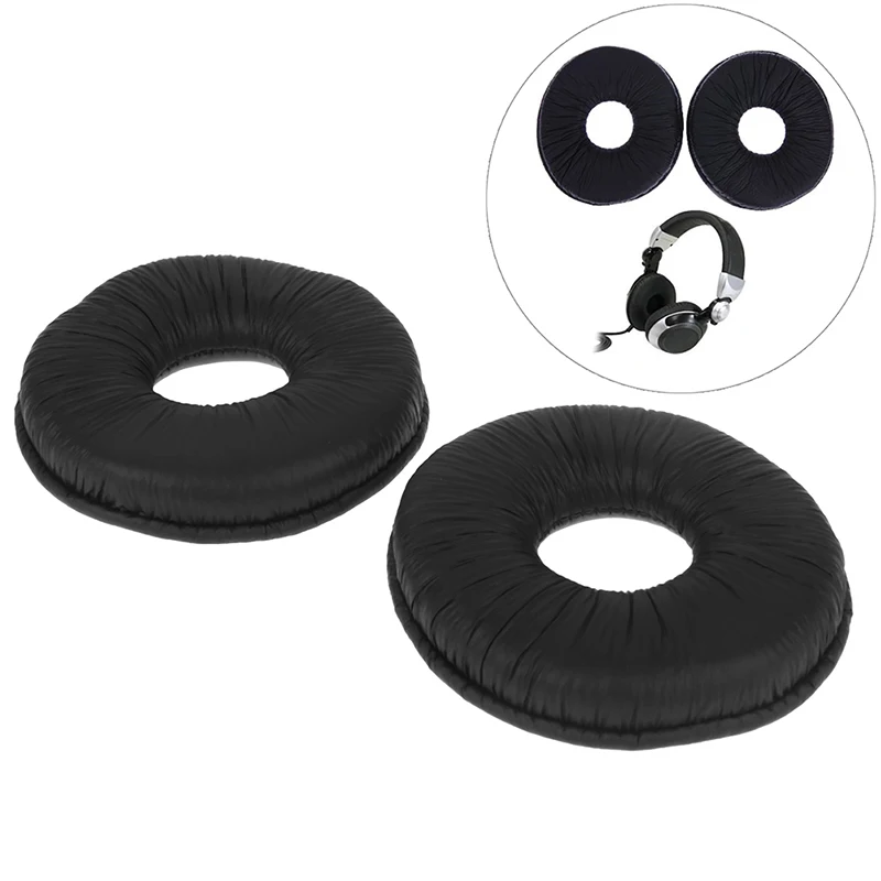 PU couro Material substituição Ear Pads, memória esponja, almofada para técnicas, RP, DJ1200, DJ1210, fones de ouvido, fone de ouvido, EarPads, 1 par