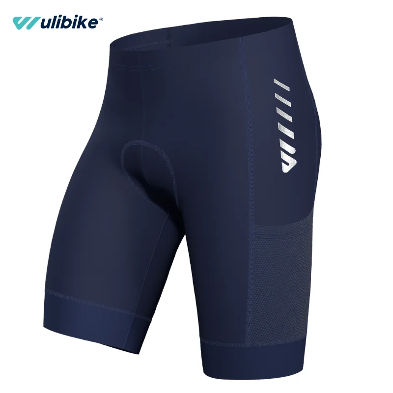 

Wulibike Men's Cycling Shorts Road Bike Cycling Pants Solid Color Breathable Quick Drying