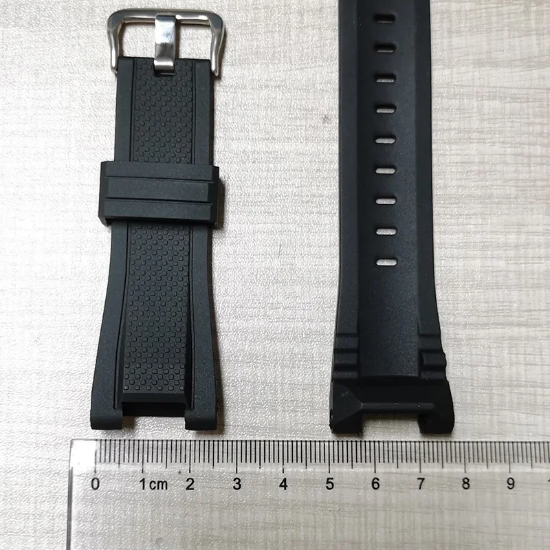 Rubber watch band for Casio GST-W120L S130L S310 B100 GST-W100G silicone watch band accessories 26-14mm