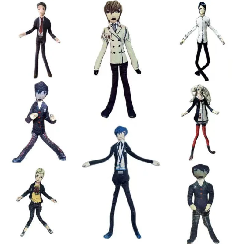 Personas 5 Plush Toy Yuuki Makoto Yusuke Kitagawa Anne Takamaki Akechi Goro Ryuji Sakamoto Amamiya Ren Toru Adachi Plush Doll