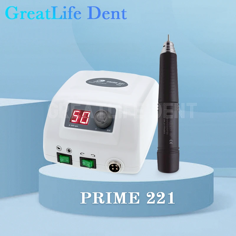 

GreatLife Dent 120W 50000 Rpm Brushless Micromotor Handpiece Prime 221 Dentistry Nail Pedicure Drills Jewelry Polishing Machine