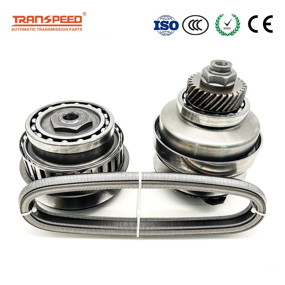 TRANSPEED JF015E RE0F11A CVT Auto Transmission Pulley Set Drive Pulley Driven Pulley 30Teeth Chain Belt 901068 901072 For NISSAN