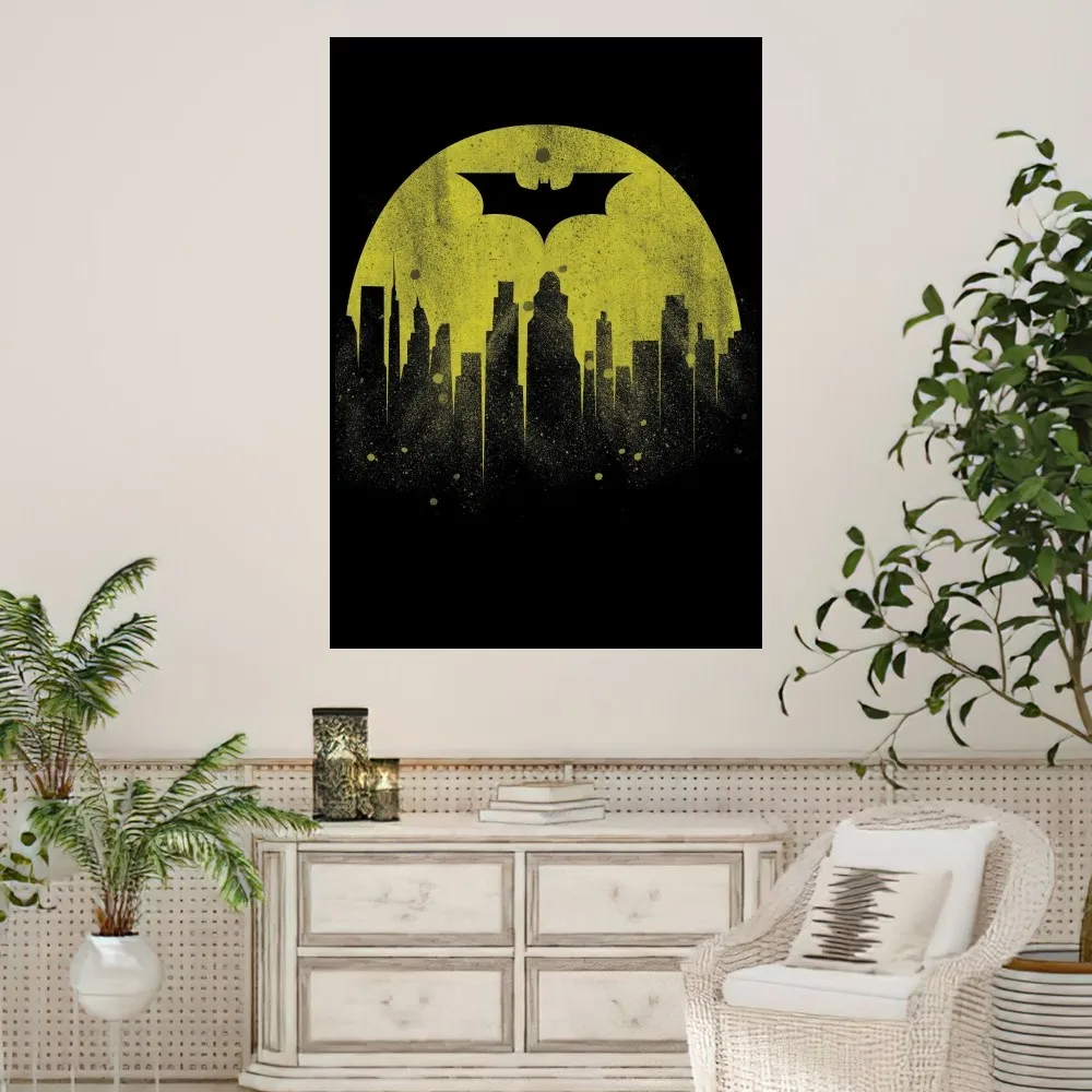 BEAST KINGDOM Film B-Batman Comic Poster Prints Wall Painting Bedroom Living Room Decoration Office Home