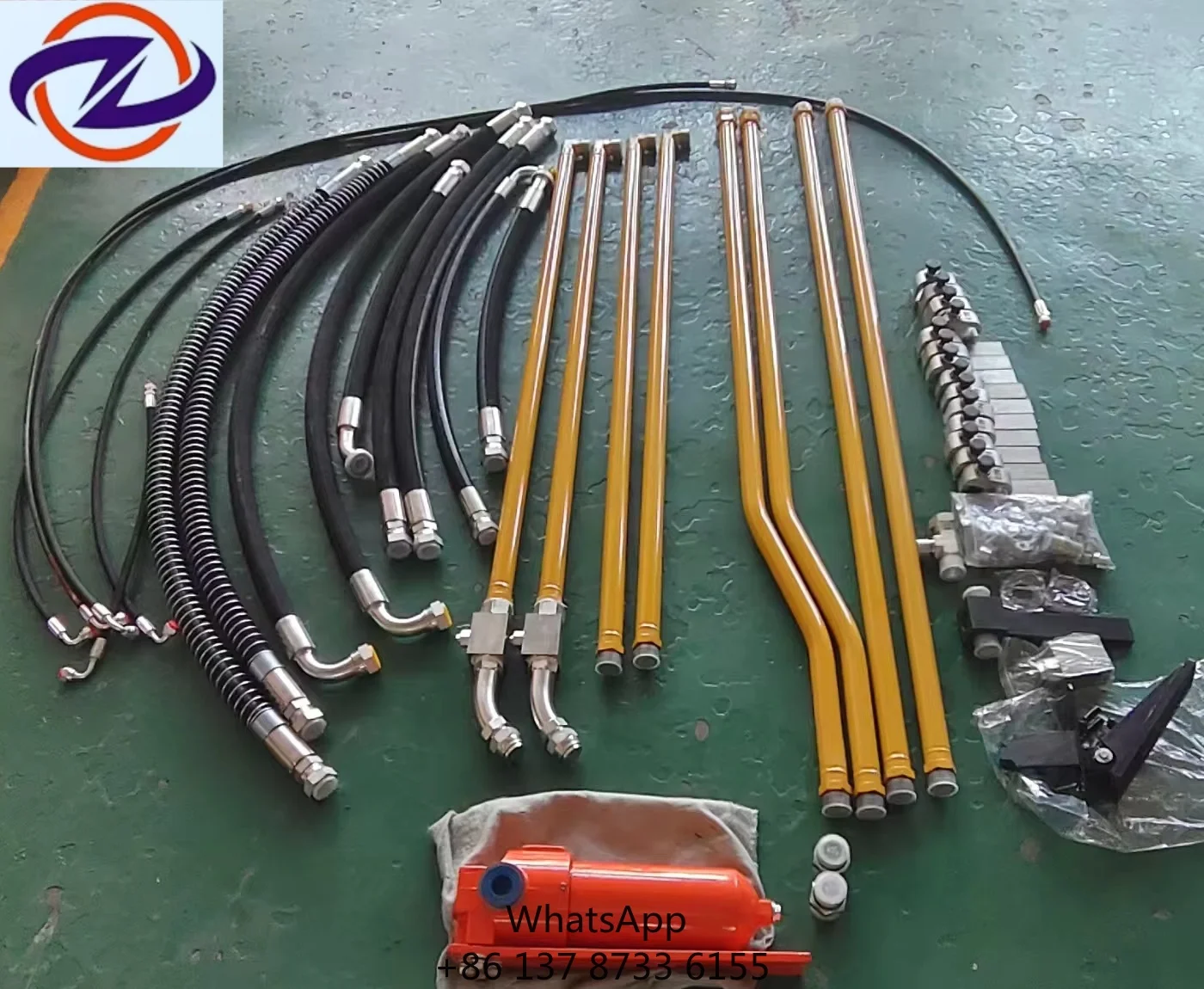

Hydraulic Pipeline Kit Hose Assembly High Pressure Oil Tube For Excavator Backhoe Loader Factory Sale All Brands