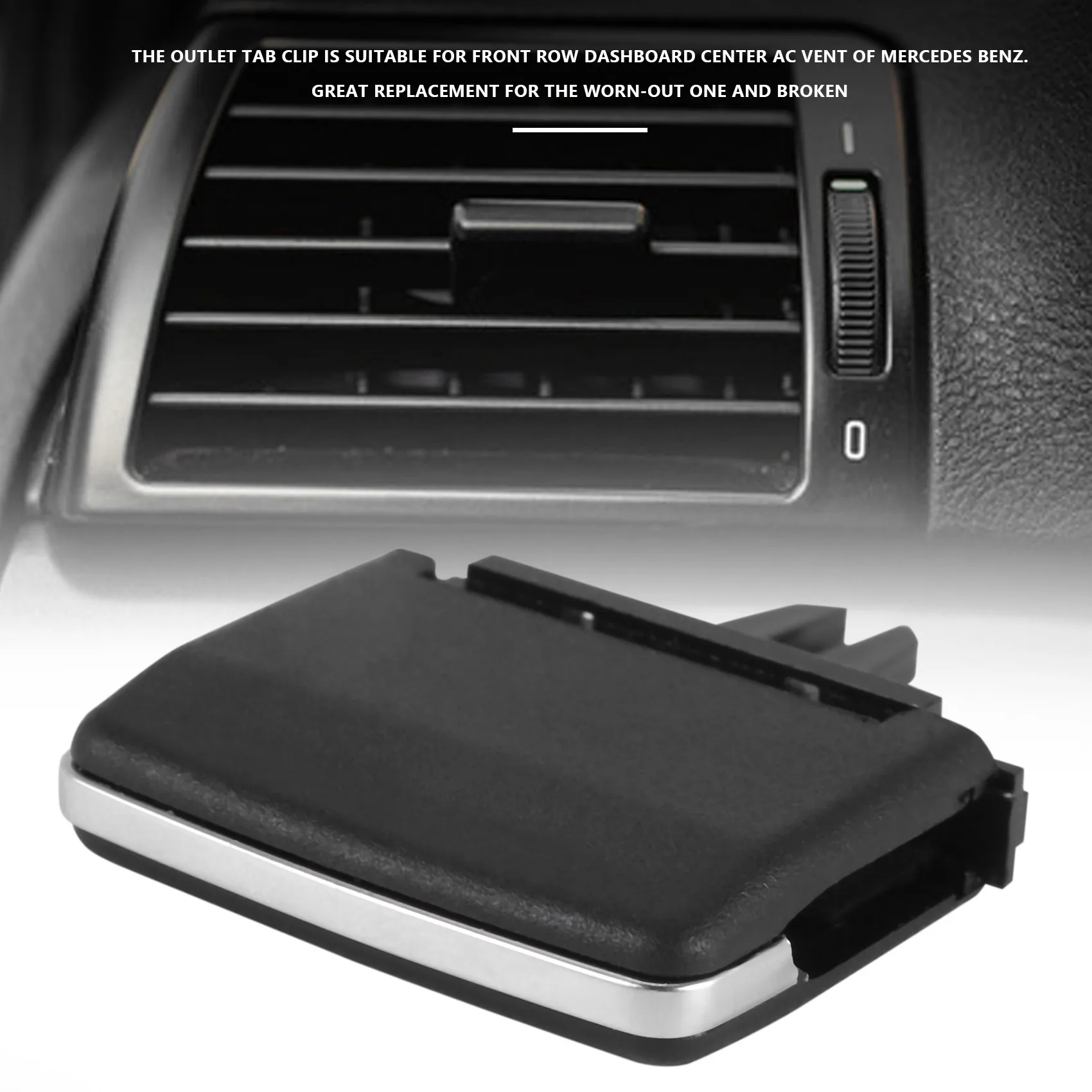 A10E-2X For Mercedes Benz Front Center Air Vent Tabs , Row Air Grille Tabs Clip Repair For W166 X166 Gl Gls Ml Gle Class