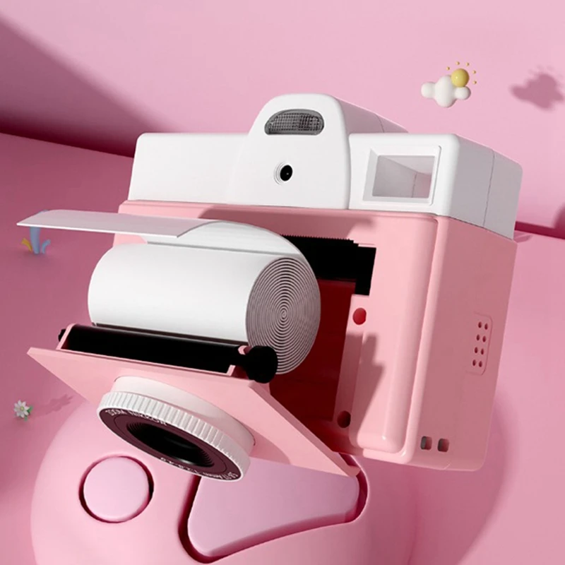 كاميرا HFES للأطفال طباعة فورية للأطفال كاميرا طباعة حرارية رقمية طباعة الصور الفورية ألعاب الكاميرا هدايا للأولاد والبنات