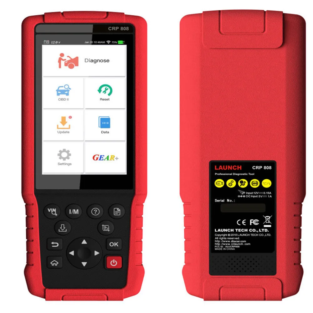 

Launch X431 CRP808 Diagnostic Scanner For American European And Asian Vehicles With Special Functions Better Than 429c