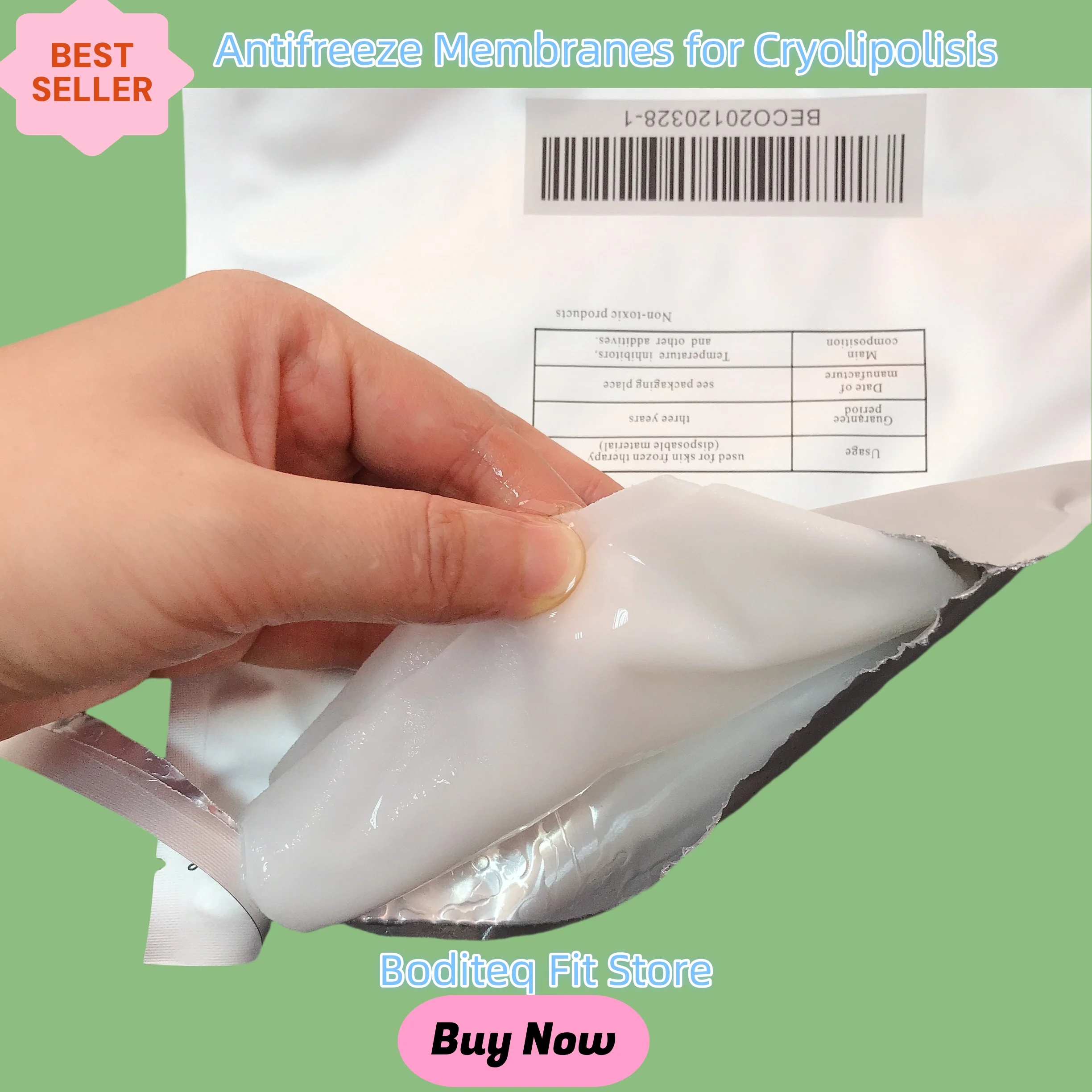 

Antifreeze Membranes 22cm*24cm 60g Cryolipolisis Cryo Therapy Machine Fat Freezing Membranes Cool Gel Pads