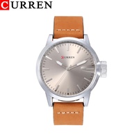CURREN 8208 Fashion Quartz Watches for Man Simple Desgin Wristwatch Leather Strap Elegant Business Men's Watches reloj hombre