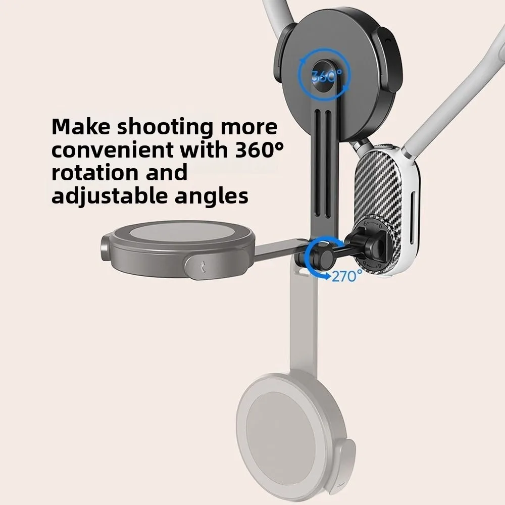 Portable Quick Release Magnetic Neck Mount Hand Free Universal Mobile Holder Shooting Bracket for Phones