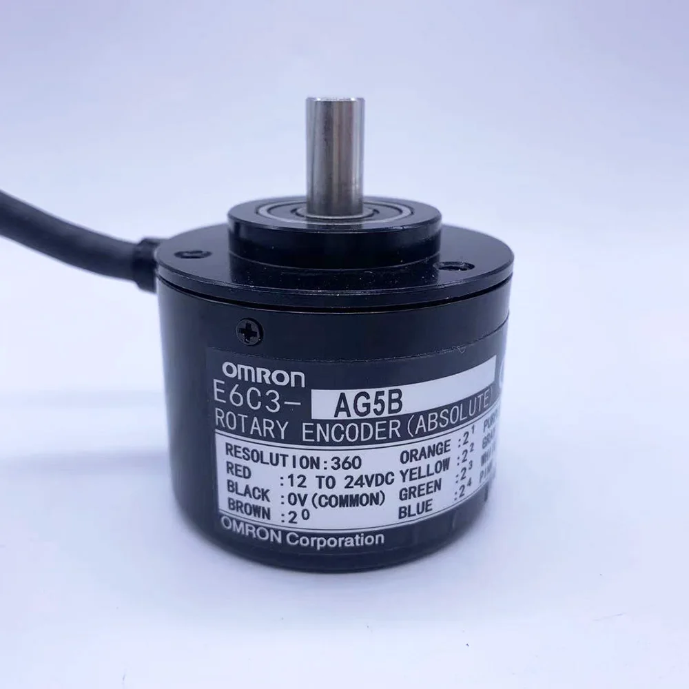 50mm DC Motor Encoder E6C3-AG5B 360PPR Absolute Rotary Encoder