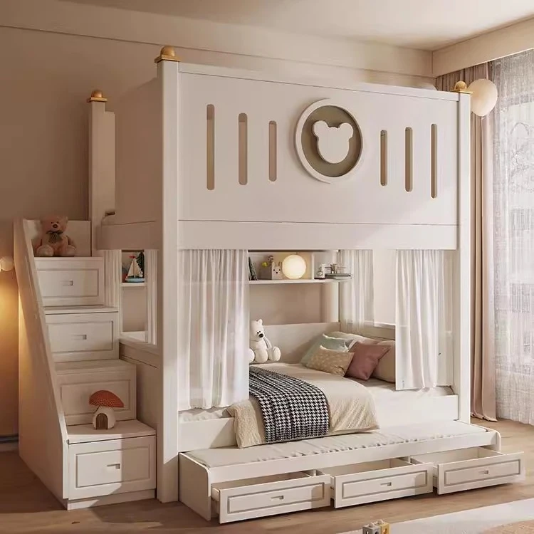 Ober- und Unterbett, kleine Wohnung, Multifunktionsbett, einfach