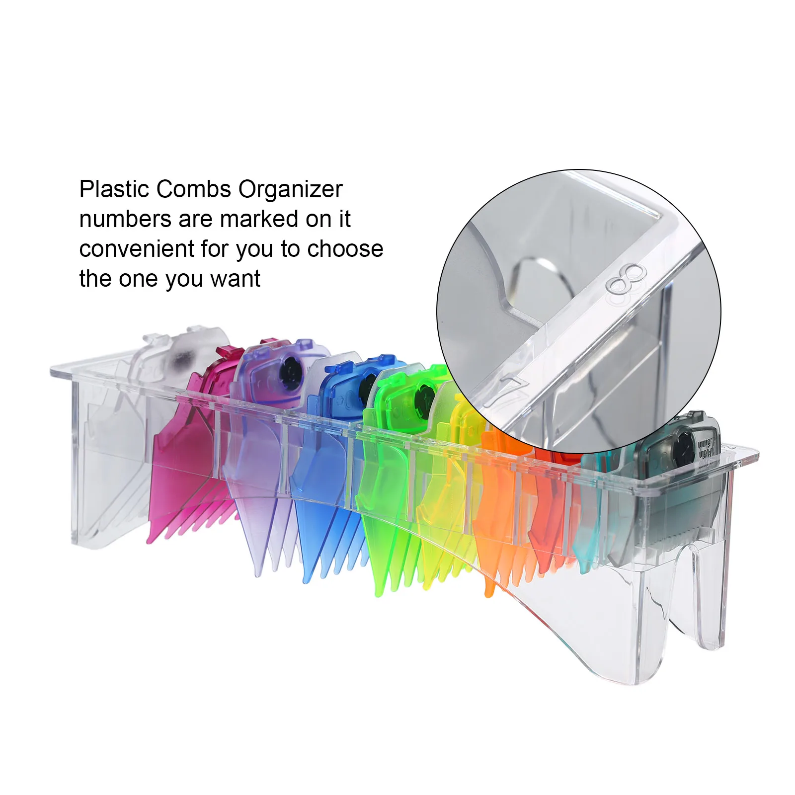 10PCS Hair Clipper Combs Guide Kit