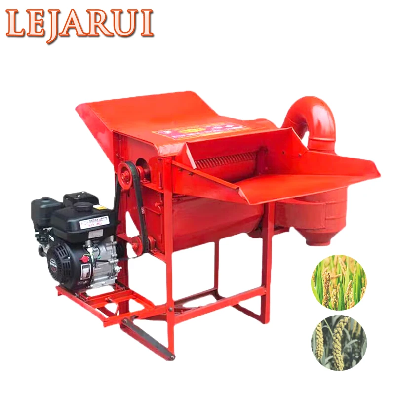 Small Household Rice Wheat Grain Multiple Crops Thresher Millet Soybean Rapeseed Sorghum Threshing Machine