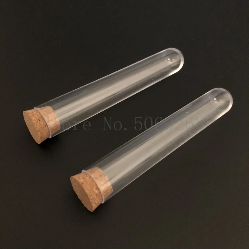 100pcs 50pcs Plastic Test Tube with Cork Wedding Favor Gift Tube