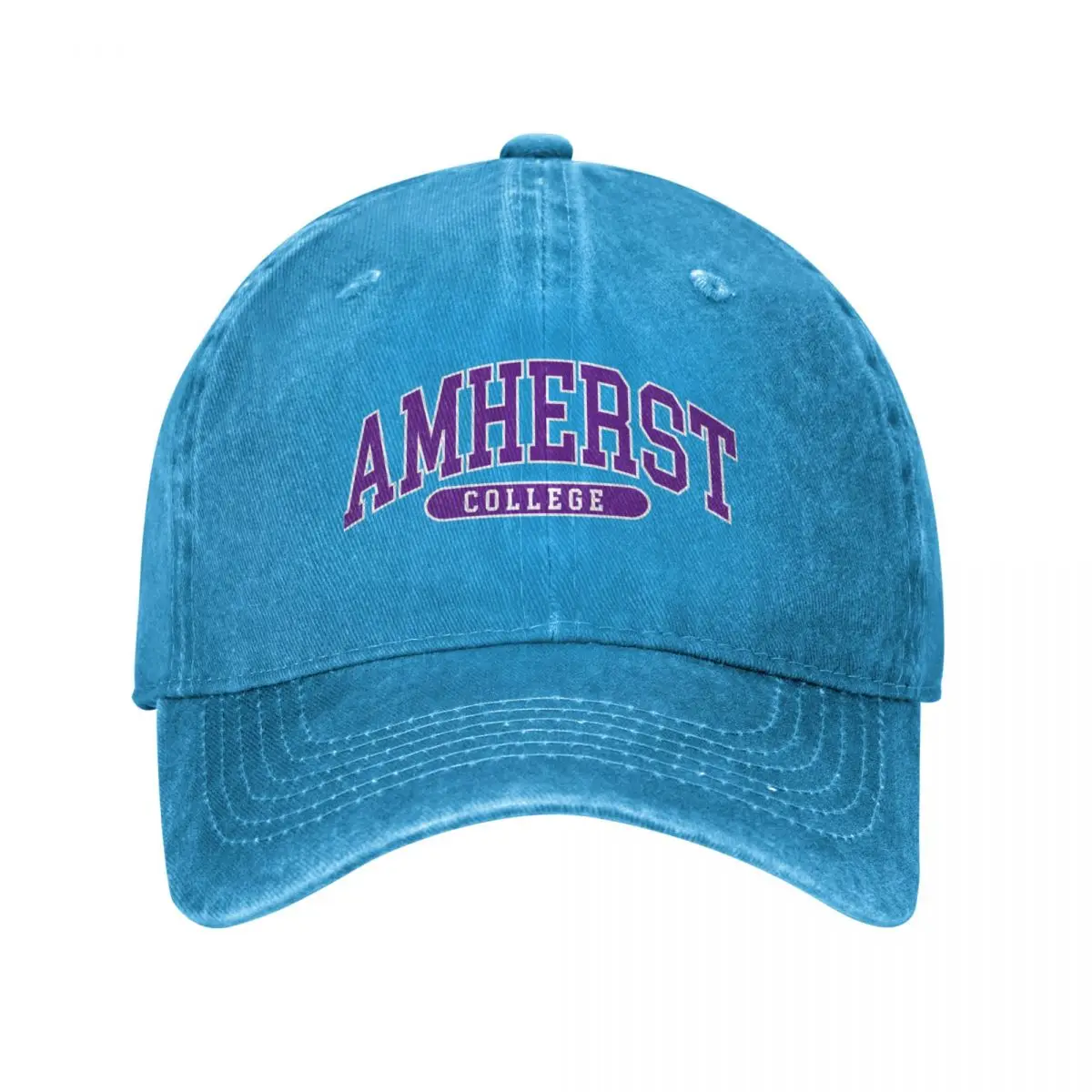 amherst - college font curved Baseball Cap Golf funny hat Trucker Cap For Man Women's