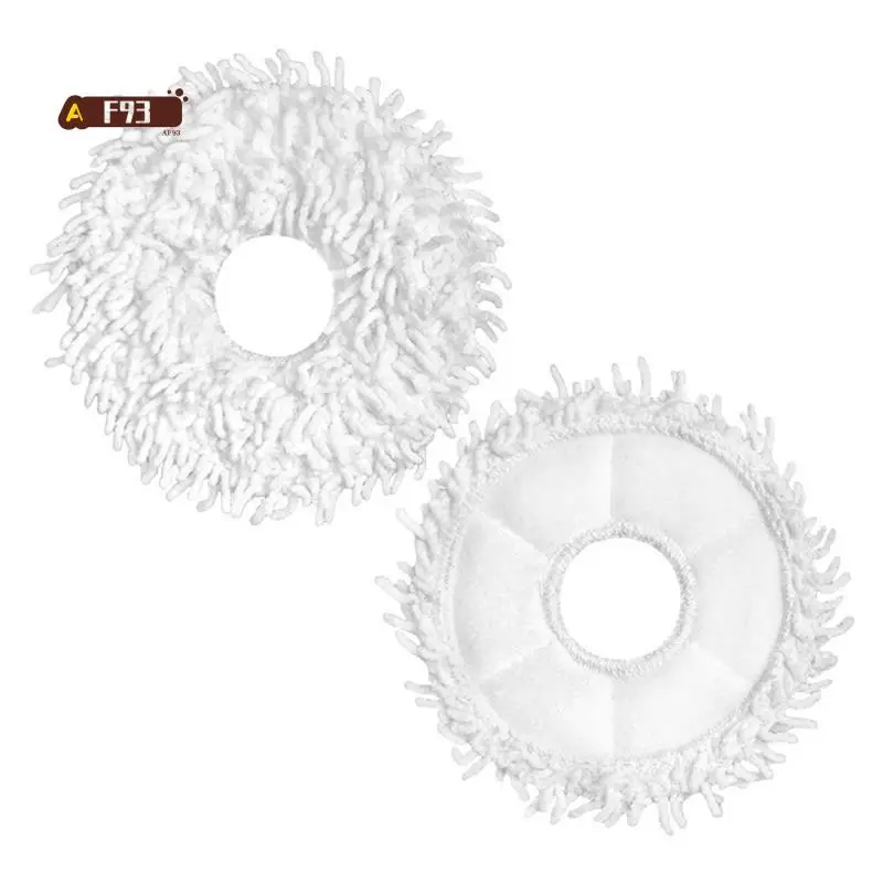 وسادات قماش ممسحة بديلة AF93-Mop للمكنسة الكهربائية Dreame Bot W10 / W10 Pro مع حامل