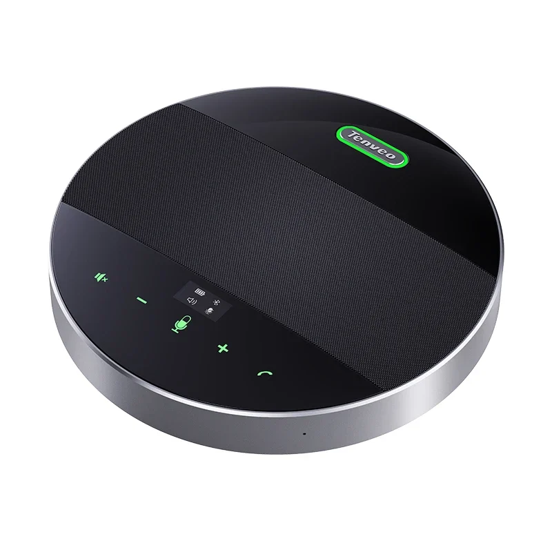 Long-Lasting Wireless Audio Conference System Noise Reduction Daisy Chain Speakerphone With Microphone