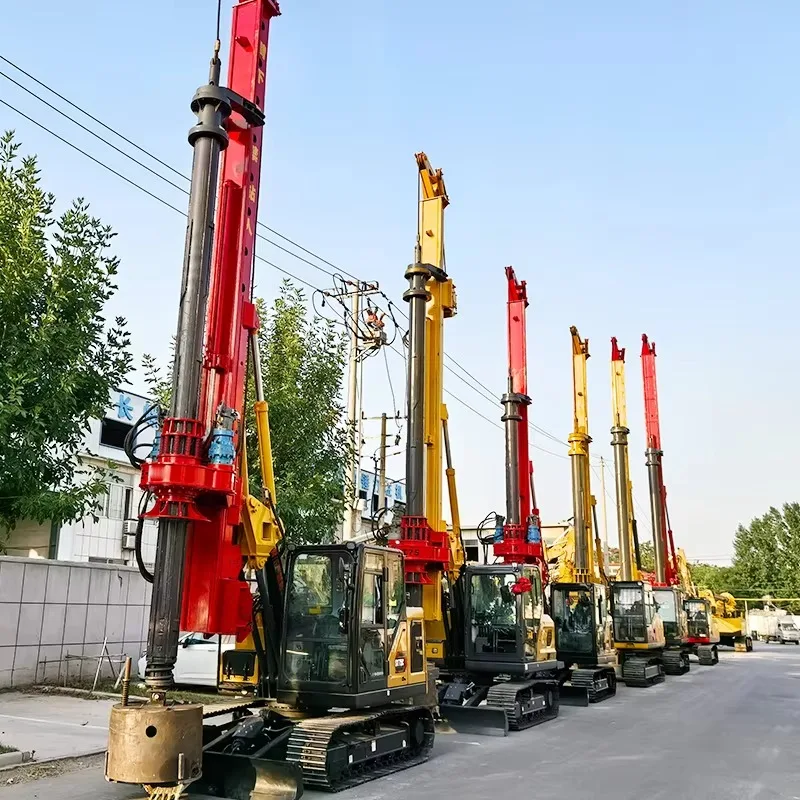 XR150D High Torque Rotary Drilling Rig Drill Rig Borehole Machine 20m Depth 1500mm Diameter for Foundation Construction